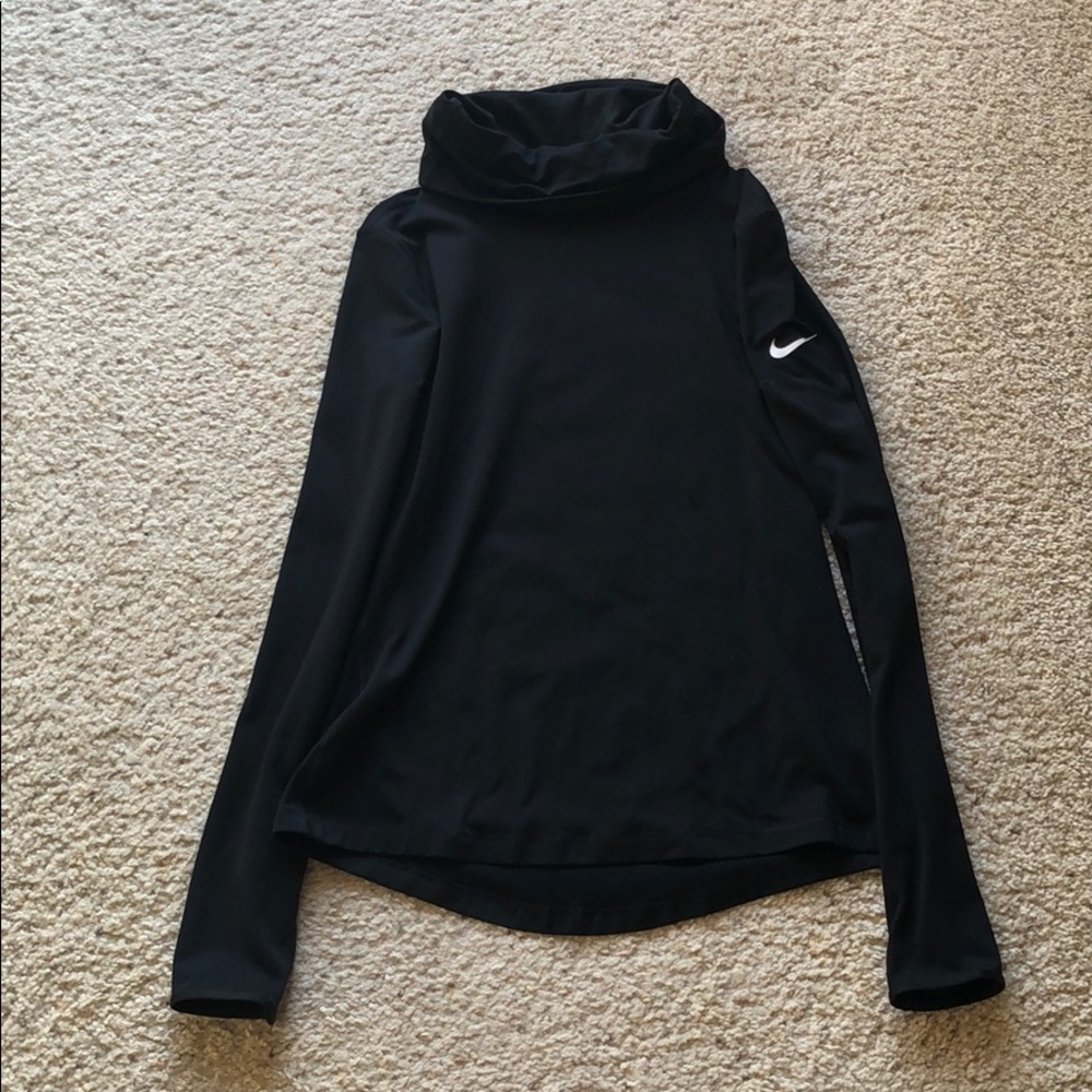 Nike turtle neck hoodie